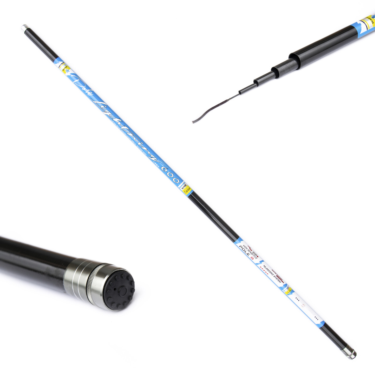 Вудлище махове SOLARIS pole Lightning up to 35г 6m карбон