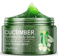 Лосьон-скраб для тела с экстрактом огурца Bioaqua Cucumber Hydrating Body Scrub, 120 г