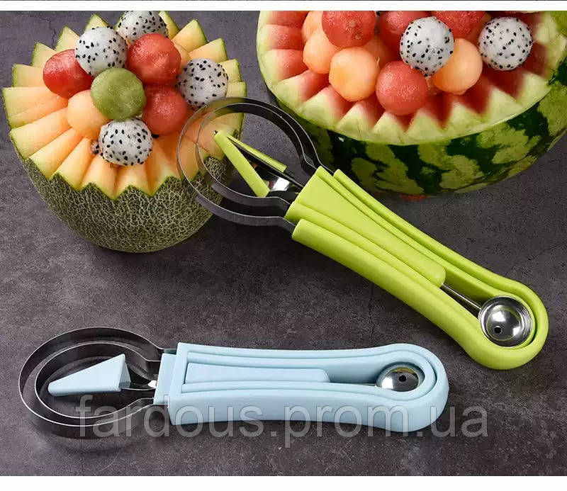 Набор инструментов для карвинга, фигурного вырезания фруктов, овощей, мороженого - фото 3 - id-p1697874371