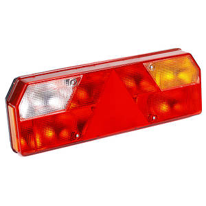 Ліхтар задній 5-ти секційний (з трикутником, трапецеїдальний) SCHMITZ правий (під фішку 7 PI 062663 (R) 062663