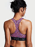Спортивний бра пурпурний леопард Victoria's Secret, розмір М, фото 2
