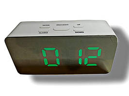 Дзеркальний Led-годинник із будильником і термометром 3658L