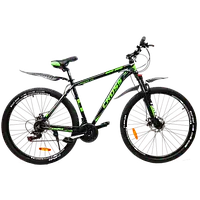 Горный велосипед CROSS Hunter 27.5" рама 20" Черно-Зеленый
