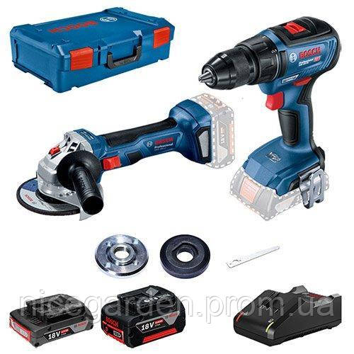 Купить Bosch Набор инструмента: дрель-шуруповерт GSR 18В-50 ...