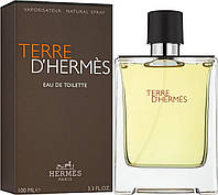 Туалетна вода для чоловіків Hermes Terre d'Hermes ОАЕ 100 мл. Ермес Терра де Ермес