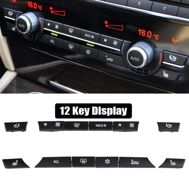 Комплект кнопок клімат контролю bmw F01 F02 F06 F07 F10 F11 F06 F07 F18 (12 кнопок) OEM 61319313923, фото 1