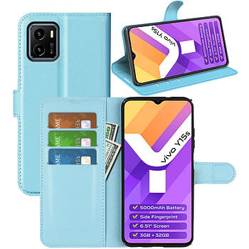 Чохол-книжка Litchie Wallet для Vivo Y15s Light Blue