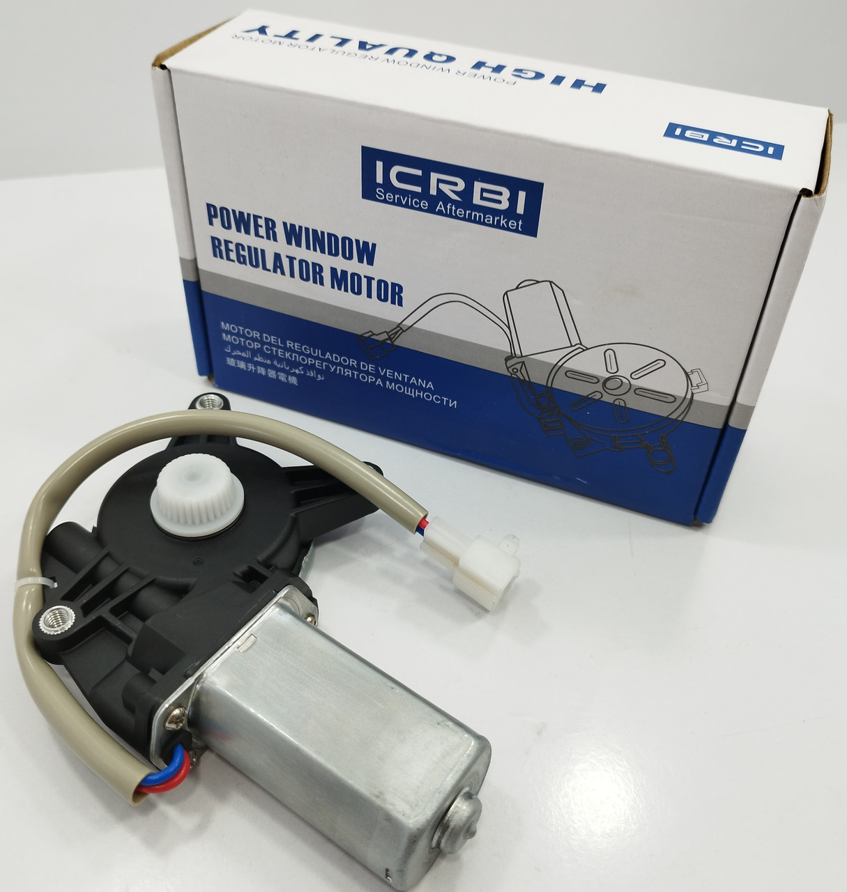 Мотор склопідіймача передній лівий (шестерня) Ланос, Сенс CRB Корея, фото 1