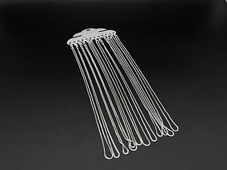 Ланцюжок на шию (декоративна прикраса). Колір "Срібло". 45см 1.4мм