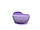 Дитячий силіконовий набір посуду для годування фіолетовий 12 предметів, фото 2