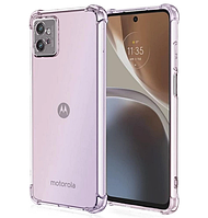 Чохол Fiji Proof для Motorola G32 бампер з посиленими бортами Transparent