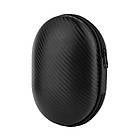 Чохол для навушників Карбон 17*13*8 см. Кейс для складаних навушників, фото 8
