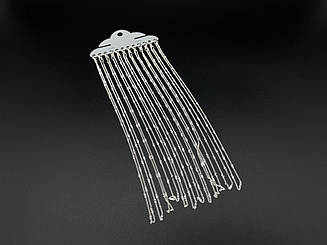 Ланцюжок на шию (декоративна прикраса). Колір "Срібло". 45см 1.6мм