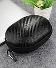 Чохол для навушників Карбон 17*13*8 см. Кейс для складаних навушників, фото 3