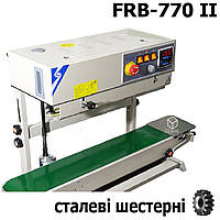 Вертикальный роликовый запайщик FRB-770II Плоский шов 10мм Конвейерный спайщик плотных пакетов Пайщик Hualian