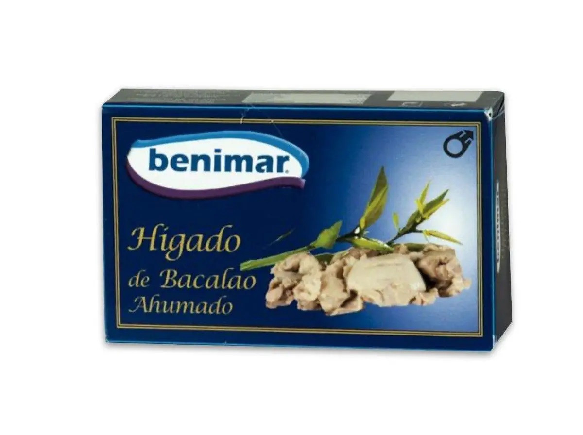 Печінка Тріски Копчена Benimar Higado de Bacalao Ahumado 100 г Іспанія
