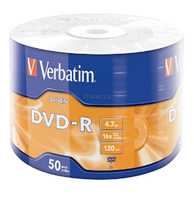 DVD-R Verbatim 16х 4.7Gb bulk(50)