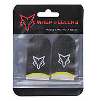 Напальчники Sarafox v2 Nylon Fiber (Wasp Feelers) с нейлоном для игры на телефоне смартфоне пабг pubg Желтый