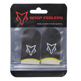 Напальчники Sarafox v2 Nylon Fiber (Wasp Feelers) з нейлоном для гри на смартфоні пабг pubg Жовтий