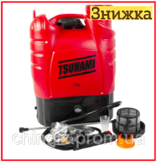 Купить Садовый опрыскиватель аккумуляторный 16л TSUNAMI ST-016A ...