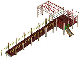 Гімнастичний комплекс для дітей з ОФП SiverSport KID791
