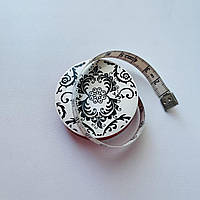 Рулетка Rolfix decor колір чорний 10mm см/см, 150см (арт.80103d-s) (уп 1шт)