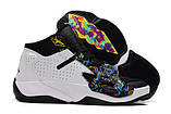 Чоловічі баскетбольні кросівки Jordan Zion 2 White/Black, фото 9