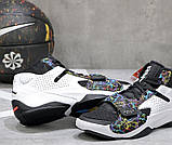 Чоловічі баскетбольні кросівки Jordan Zion 2 White/Black, фото 3