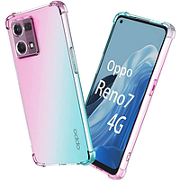 Чохол Fiji Proof для Oppo Reno7 4G (CPH2363) бампер з посиленими бортами Transparent