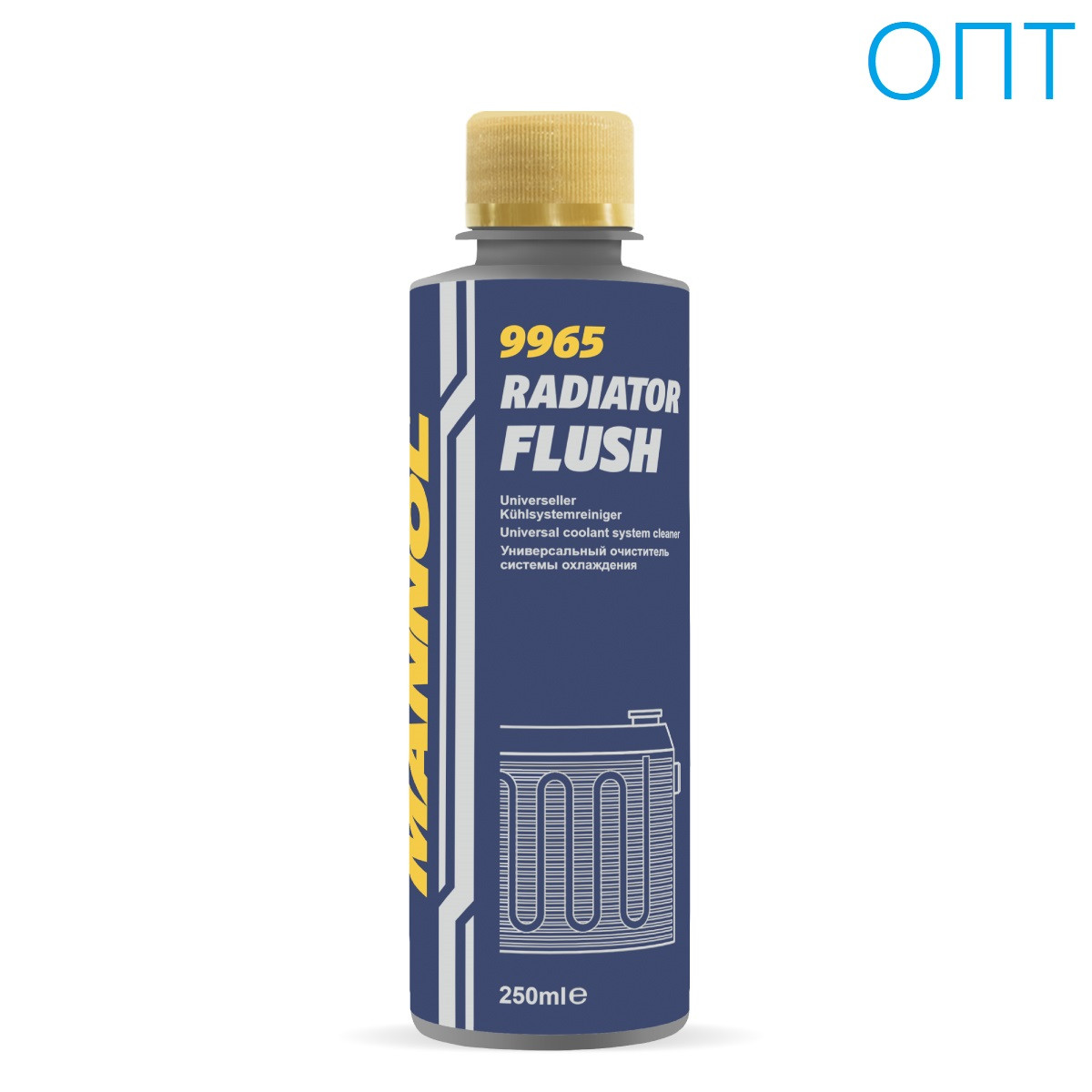 Промивання радіатора SCT-Mannol Radiator Flush (250 мл) КРУГЛАЯ