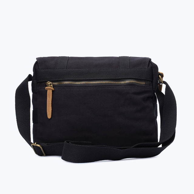 Фото сумка чоловіча S.c.cotton месенджер через плече чорний