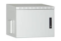 Шкаф DIGITUS 19", 7U, 600x600 мм, уличный, металлическая дверь, 100кг максимально, IP55, серый