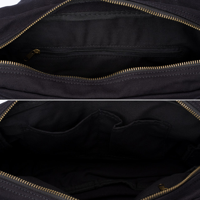 Фото сумка чоловіча S.c.cotton месенджер через плече чорний