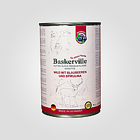Консерва для собак Baskerville Sensitive Оленина с черникой и спирулиной, 400 г