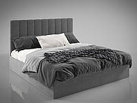 Кровать Бакарди без подъемного механизма, ткань Бруклин 84, 120х190 (Sentenzo ТМ)