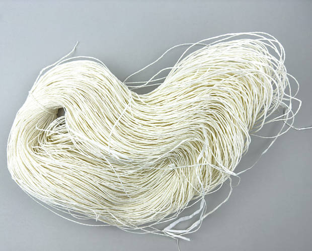 Рафия соломка для вязания шляп, сумок белый (ID#684501978), цена: 85 ...