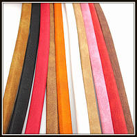 Шнур напівкруглий замшевий (10 * 5 мм)