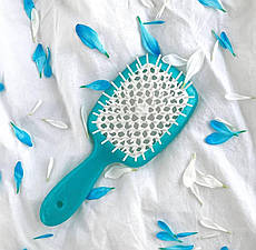 Гребінець для волосся Superbrush від Janeke, синій зубчики білі