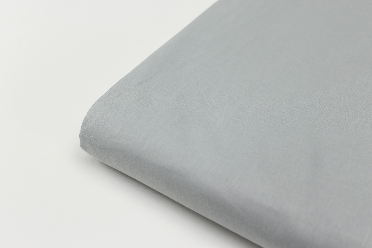 Лоскуток.Тканина для постільної білизни ранфорс сірого кольору Туреччина 240 см No WH-2135-55, 46*240 см, фото 1