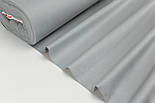 Лоскуток.Тканина для постільної білизни ранфорс сірого кольору Туреччина 240 см No WH-2135-55, 46*240 см, фото 2