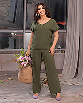 Костюм брючний прогулянковий БАТАЛ, фото 4