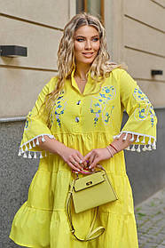 Плаття ошатне з вишивкою