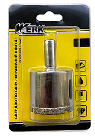 Свердло коронка для скла та кераміки — 16 мм (WERK)