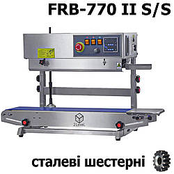 Конвеєрний зварювач нержавіюча сталь FRB-770II S/S Плоский шов 10мм Роликовий пайовик постійного нагріву Hualian