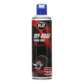 Мастило ланцюга мотоцикла K2 CHAIN LUBE напівсинтетичні для всіх типів ланцюгів дорожніх і ендуро - мотоциклів 500ml