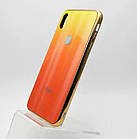 Чохол накладка Silicon Crystal для iPhone XS Max Yellow, фото 2