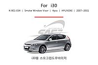 Дефлекторы окон (ветровики) Hyundai I-30 2006-/Kia Seed 2006 HB (Kyoung Dong/Корея)