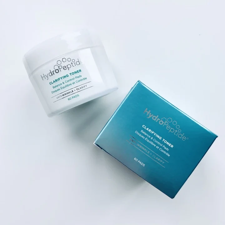 Очищаючі протизапальні спонжі HydroPeptide Clarifying Toner Pads 60шт., фото 1