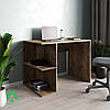 Комп'ютерний стіл, письмовий стіл з двома полицями з ЛДСП, фото 7