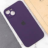 Чохол Silicone Case Full Camera Protective (AA) для Apple iPhone 14 (6.1") Фіолетовий / Elderberry, фото 5